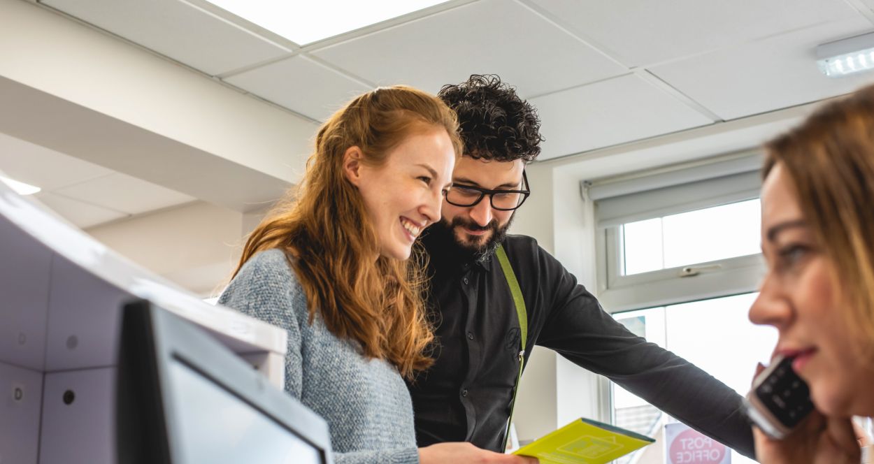 Nervous dental patient being comforted by nurse
